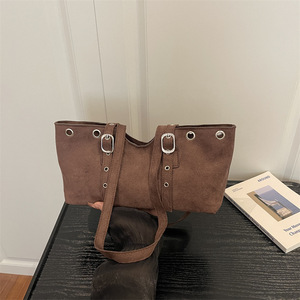 Tas Selempang Nilon Kapasitas Besar Unisex Tas Tangan Penutup Ritsleting Motif Permen Tahan Lama Portabel Modis Lapisan Poliester - Product Image 4