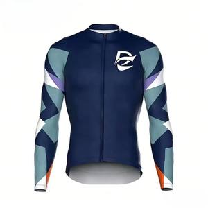 Maillot de Ciclismo Estilo Competición, Corte Ajustado, Resistente al Viento, Elástico, para Bicicleta de Montaña y Todoterreno, con Logotipo del Equipo Personalizable - Product Image 1