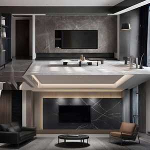 Mueble de TV de pared completa en forma de arco de diseño moderno hecho a medida, muebles para el hogar de gran capacidad para soportes de TV de sala de estar - Product Image 6