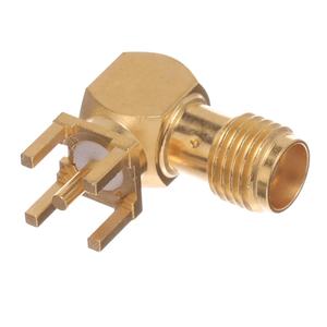 Adattatori RF - Connettori SMA R/A JACK di serie per PCB con gambe di supporto - Product Image 1