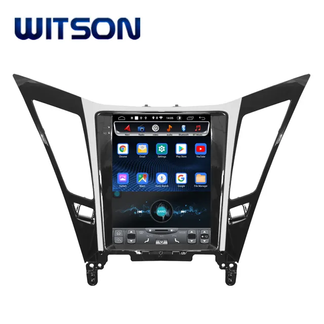 WITSON เครื่องเล่น GPS ระบบนำทางรถยนต์,แอนดรอยด์9.0หน้าจอแนวตั้ง1080P HD สำหรับ HYUNDAI SONATA 2G RAM 16GB ROM