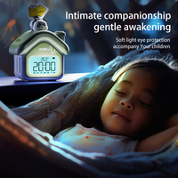 Réveil multifonctionnel pour enfants Horloge intelligente Chargement intelligent Étudiant Cartoon Timer Desktop Alarm Clock Phone Control