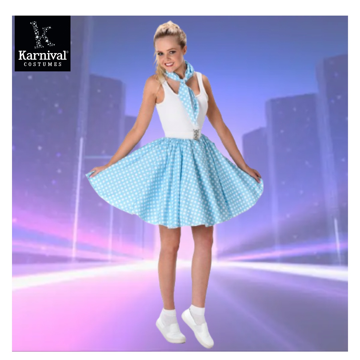 Poodle Skirts 50s Style Halloween Costumes for Kids