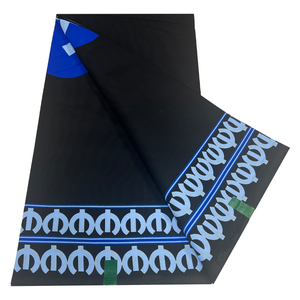 100% algodón Tela con estampado de cera <span class=keywords><strong>Real</strong></span> diseño holandés Hollandais Pagne África vestido de costura tela 6 yardas negro ropa duradera - Product Image 5