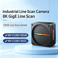 Caméra de vision industrielle MV-CL082-92GM V2.0 8K 8192 pixels CMOS GigE à balayage linéaire