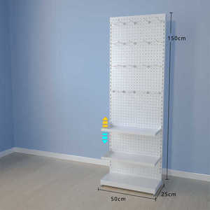 Heavy-Duty siêu thị Kim Loại hiển thị đứng đa chức năng Nail Board sàn đứng giá siêu thị giá - Product Image 4