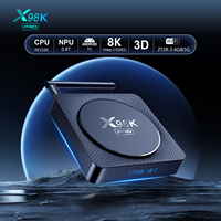 Nouvelle Box TV Android 11 X98K PRO RK3566 4G 32G RAM ROM, Lecteur Multimédia 8K, Vitesse Stable, Bluetooth 1000M, Smart OTT AI, Décodeur Intelligent