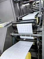 Autocollant d'étiquette en papier auto-adhésif A4 personnalisé haut de gamme pour imprimante permanente pour une utilisation express du logo de marque emballé dans un carton