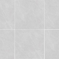 Carreaux muraux en porcelaine brillante résistants à l'usure, style marbre poli gris 800x800, pour salle de bain de villa - Vente chaude
