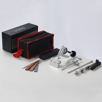 Ensemble d'affûteurs de couteaux de cuisine professionnels en alliage d'aluminium multi-grains, écologiques, avec boîte cadeau