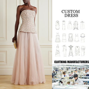 Yüksek kaliteli kadın pileli bale Tutu elbise rahat kat-uzunluk Maxi elbise partiler için nefes tül yaz ön doğal - Product Image 1