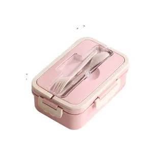 Original Factory Food Grade Plastic Eco-friendly Bento Boxes For Adults Bento Lunch Box Kids With Free Cutlery Set