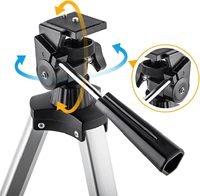 Télescope portable manuel à réfraction pour l'extérieur 400 mm (f/5.7) avec 2 oculaires interchangeables pour enfants et astronautes débutants