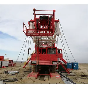 Oilfield Xj150 Xj250 Xj350 Xj450 Xj550 Xj650 Oil Well Truck Mount drill rig & Workover Rig untuk bor baik atau pengeboran minyak