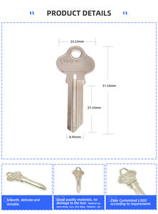 Llave Virgen de Latón EVERISE de Bajo <span class=keywords><strong>Precio</strong></span>, Resistente al Agua y No Tóxica, Niquelada para Uso de Cerrajeros, Venta al por Mayor - Product Image 6