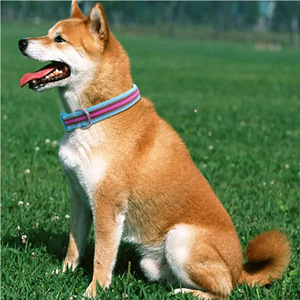 <span class=keywords><strong>Collar</strong></span> para Perro Personalizado al por Mayor, Hebilla Mediana y Pequeña, Lujoso, de Lona Suave con Forro de Neopreno, Reflectante, para Perros - Product Image 2
