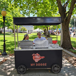 Chariot à glace mobile pour la vente de glaces, <span class=keywords><strong>réfrigérateur</strong></span>-congélateur - Product Image 1