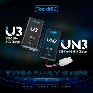 Cargador compacto ToolkitRC U3 2A 25W LiPo 2-3S con carga de balance para modelos RC - Product Image 4