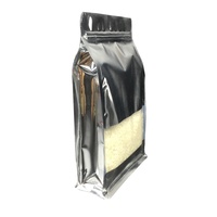 Sachet refermable autoportant à fermeture éclair, à scellage élevé, à huit soudures, pour aliments pour chiens, gelée, chips de pommes de terre, fruits secs/thé, et chewing-gum