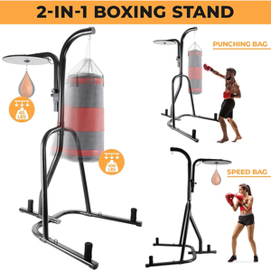 Thép điện tháp cho boxing phòng tập thể dục thiết bị tốc độ bóng và nặng túi đứng với boxing nền tảng - Product Image 2