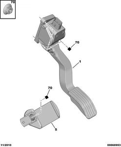Nuovo Gruppo Pedale Acceleratore Elettronico Ricambi Auto OE 1601CQ 9671840380 per Peugeot 307 <span class=keywords><strong>Citroen</strong></span> C4 - 12 Mesi di <span class=keywords><strong>Garanzia</strong></span> - Product Image 6