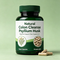 Nettoyant Naturel pour le Côlon Adulte à Base de Psyllium – Soutien Digestif, Antioxydant, Gestion de l'Énergie, Supplément de Fibres, Capsules Végétaliennes
