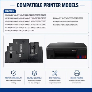 Caja de Mantenimiento de Tinta Residual MC-G02 Compatible con Impresoras Canon <span class=keywords><strong>PIXMA</strong></span> Serie <span class=keywords><strong>G</strong></span> G1220 G2160 G2260 G3160 G3260 G590 G690 - Product Image 5