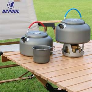 <span class=keywords><strong>Taza</strong></span> de Café Plegable de Aleación de Aluminio de 1 Litro con Asa, Ideal para Eventos al Aire Libre, Picnic, Fiestas, Escalada, Té y Camping - Product Image 2