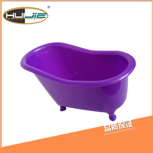 Mini Jabonera Ovalada de Plástico para Bañera, Organizador de Escritorio sin Tapa, Amarillo, Azul, Morado, Blanco, Naranja, Rosa Nude, 15x10x7cm - Product Image 3