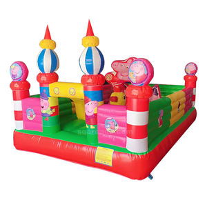 Castillo Inflable con Tobogán y Bloques de Construcción, Casa de Brinco Inflable con Tobogán y Soplador para Niños y Adultos en Venta - Product Image 3