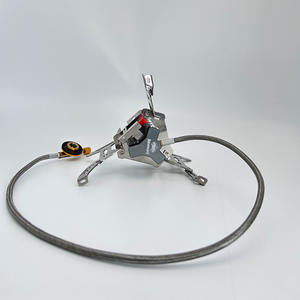 Réchaud de camping portable multi-brûleurs pliable, flamme réglable, en acier inoxydable, pour essence, kérosène et autres combustibles liquides - Product Image 6