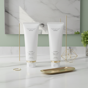 Tubo de plástico cosmético con bomba de loción para crema BB y tapón de rosca para mascarilla compatible con <span class=keywords><strong>Kylie</strong></span> Skin Care - Product Image 6