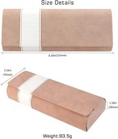 Étui Portable réglable pour lunettes, boîtier robuste de poche, pour la lecture de lunettes et de petites lunettes de soleil,
