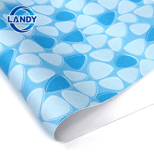 แผ่นเมมเบรนสำหรับสระว่ายน้ำ Landy ขนาด 2 ม. x 20 ม. ลายก้อนกรวด หนา 1.5 มม. กันน้ำ กันลื่น ป้องกันรังสียูวี สำหรับสระว่ายน้ำในร่มและกลางแจ้ง - Product Image 3