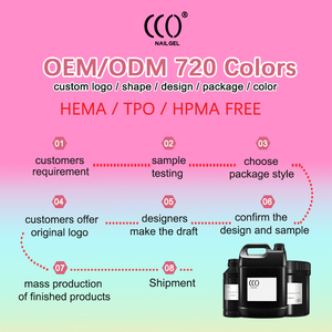 OEM&ODM CCO Ecológico 1kg a Granel Etiqueta Privada Gel de Color UV Esmalte de Uñas de Larga Duración Estilo Francés con Lámpara LED Libre de HEMA - Product Image 6