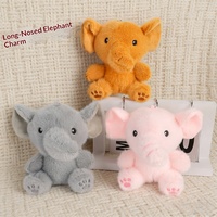 Porte-clés éléphant en peluche mignon, cadeau promotionnel, souvenirs pour les enfants de 5 à 7 ans, unisexe, fabriqué en Chine