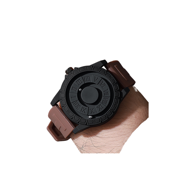 New black technology mens watch wholesale magnetic suspension ball personalized trend without mirror quartz