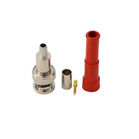 Connecteur coaxial RF BNC mâle, tête haute résistance à la tension, 3000V, connecté à un câble RG58, connecteur haute résistance à la tension