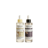Ampoule de riz noir de soins de la peau coréens de marque privée + ampoule de riz blanc: Essence d'élimination des points noirs et de la peau morte pour le visage et le corps