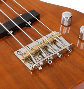 กีตาร์<span class=keywords><strong>เบส</strong></span>ไฟฟ้า MAGNA คุณภาพสูง รุ่น M-5 คอไม้เมเปิล หน้าไม้โอคูเมะ+โคอา 4 <span class=keywords><strong>สาย</strong></span> - สินค้าดนตรีลดราคา - Product Image 5