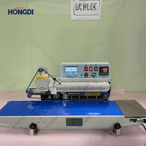 Selladora de Banda Continua Eléctrica Automática Industrial, Máquina Selladora de Bolsas de Película con Codificador de Fecha para Envasado de Alimentos, Snacks y Bolsas de Plástico - Product Image 6