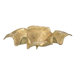 Wooden Base Creative Designer Glossy Finished Dinner Table Decoration Rounded Server <b>Bowl</b> Large Fruit Serving <b>Metal</b> <b>Bowl</b> - Product Image 3