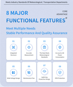 Trafik Mini hava İstasyonu görünürlük sensörü Meteoroidal optik aralığı sensörü sis dedektörü hava İstasyonu RS-485 - Product Image 3