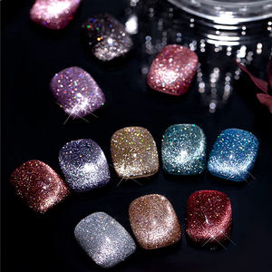 Kudan Jelly-Ensemble de vernis à ongles en gel <span class=keywords><strong>rouge</strong></span> à paillettes pour ongles de Noël, <span class=keywords><strong>manucure</strong></span> et Nail Art DIY à la maison - Product Image 2