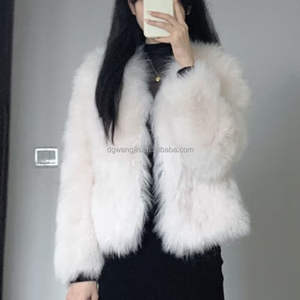 Nouvelle conception, veste en <span class=keywords><strong>fourrure</strong></span> pour femmes, tendance, grande taille, moelleuse, chaude, <span class=keywords><strong>imitation</strong></span> <span class=keywords><strong>fourrure</strong></span> d'hiver, vente en gros à bas prix - Product Image 4