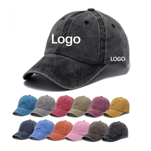 Cappello da Baseball Personalizzato con <span class=keywords><strong>Logo</strong></span> Ricamato o Stampato a 6 Pannelli, Berretto Sportivo Effetto Lavato e Usurato, Dad Hat da Golf per Uomo, Donna e Bambino - Product Image 1