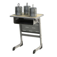 Meubles d'école primaire de haute qualité, table et chaise d'étude pour élèves, ensemble de bureau et de chaise d'école simple