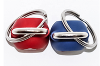 F45 Poignée en métal de haute qualité Sport Fitness 3D Mini Barbell Kettlebell Forme Porte-clés pour la salle de sport Porte-clés promotionnels personnalisés
