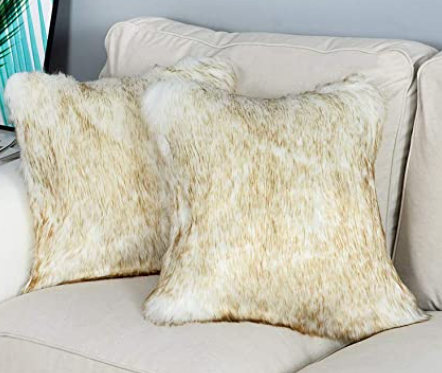 Blanc avec pointe brune