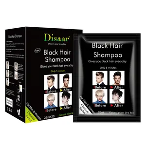 premix पुरुषों Suppliers-कस्टम निर्माता कार्बनिक थोक बाल डाई में Premix जादू बालों का रंग शैम्पू तेजी से काले बाल डाई थोक